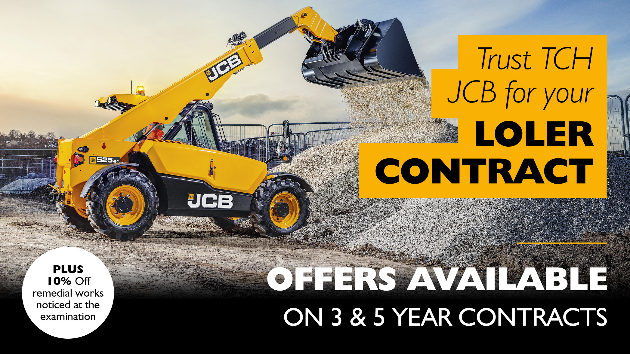 LOLER Inspection - Trust TCH JCB with your LOLER contract